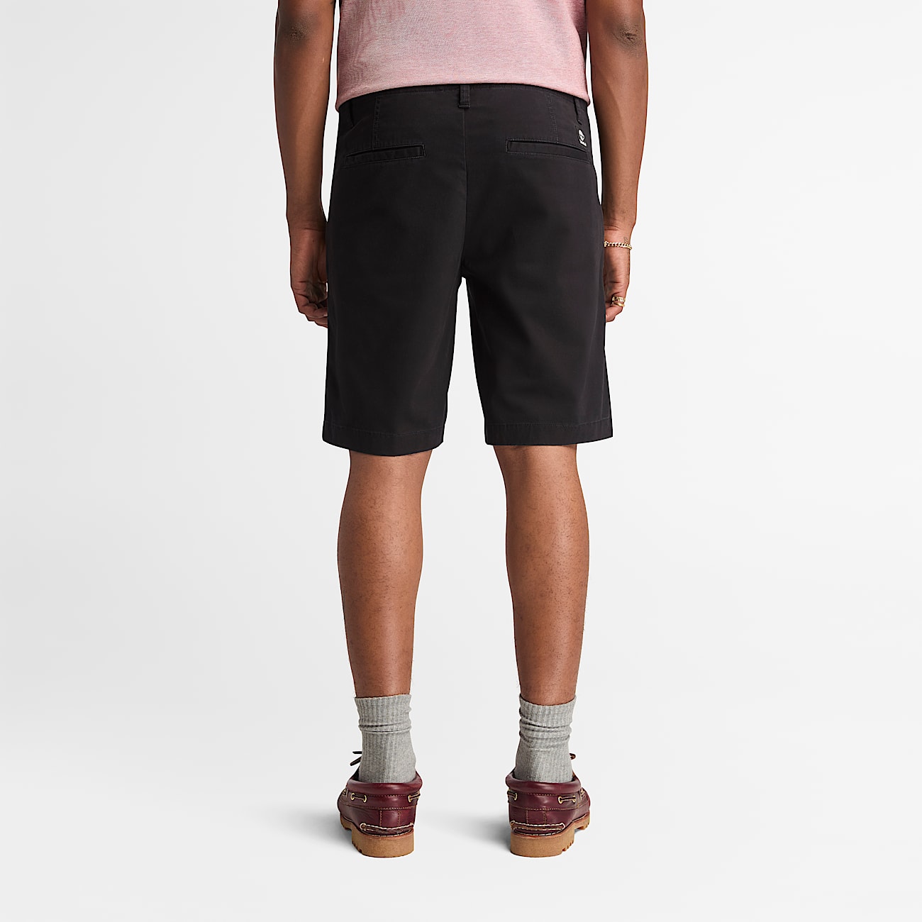 Mens Topsfield Twill Chino Short TBL Black ALT9