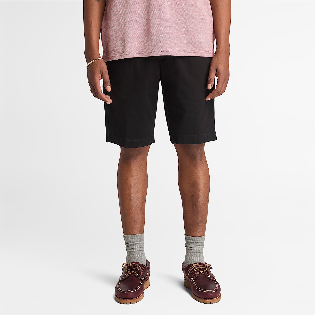 Mens Topsfield Twill Chino Short TBL Black HERO