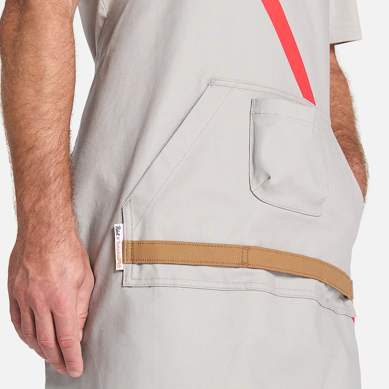 Timberland PRO and Pabst Blue Ribbon Apron TBL Light Grey ALT3