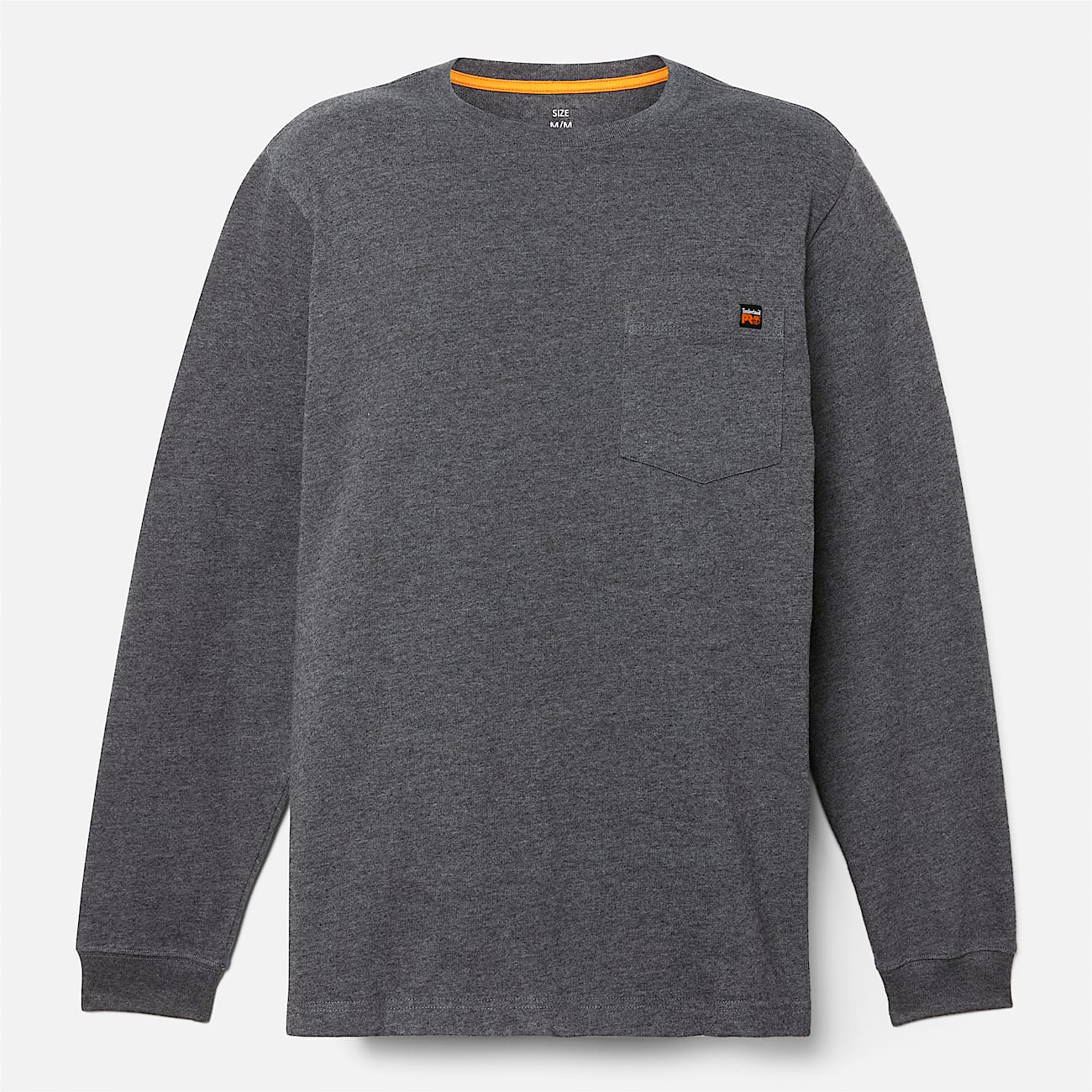 Mens Timberland PRO Core Pocket LongSleeve TShirt TBL Deep Grey Heather ALT10