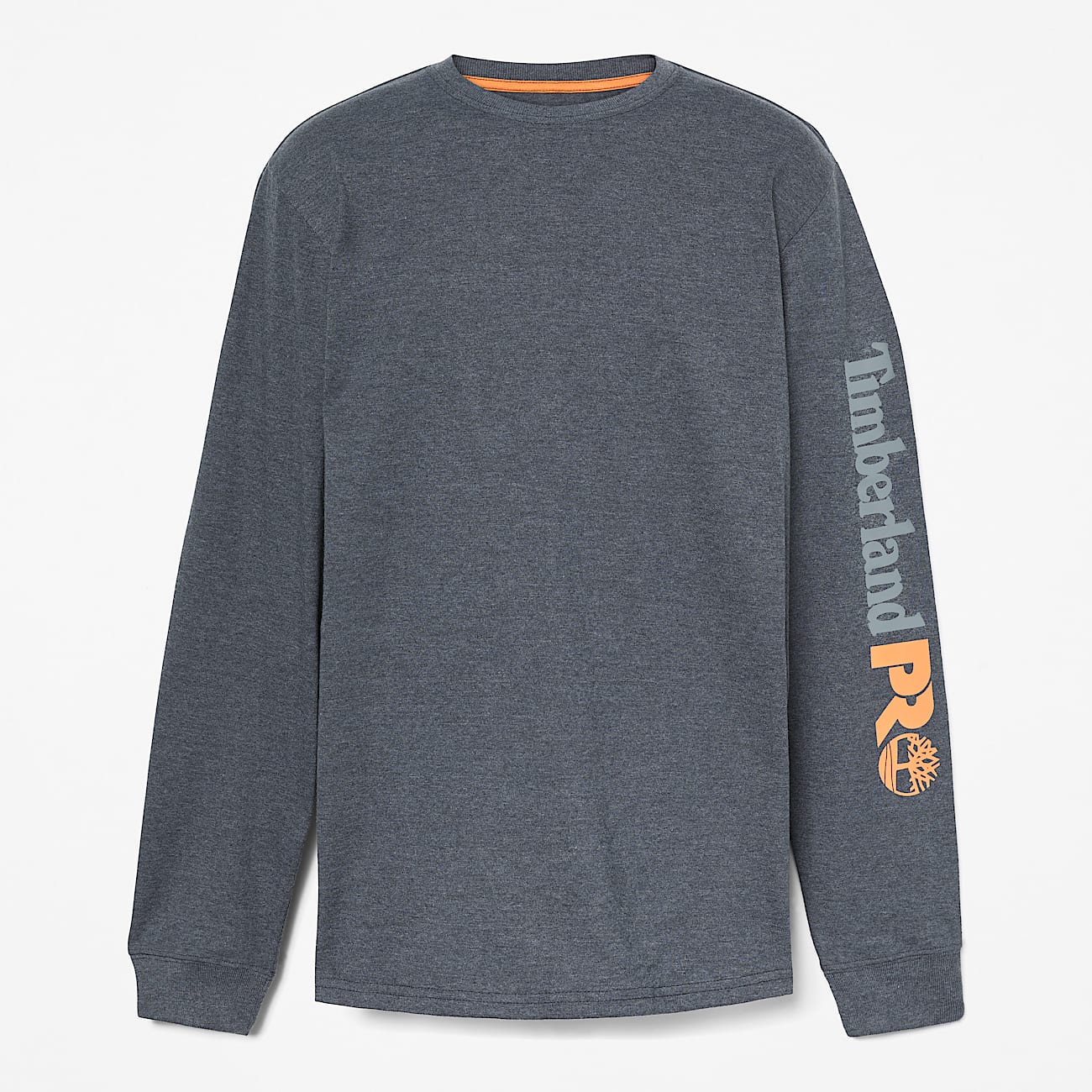Mens Timberland PRO Core Logo LongSleeve TShirt TBL Deepest Grey Heather ALT10