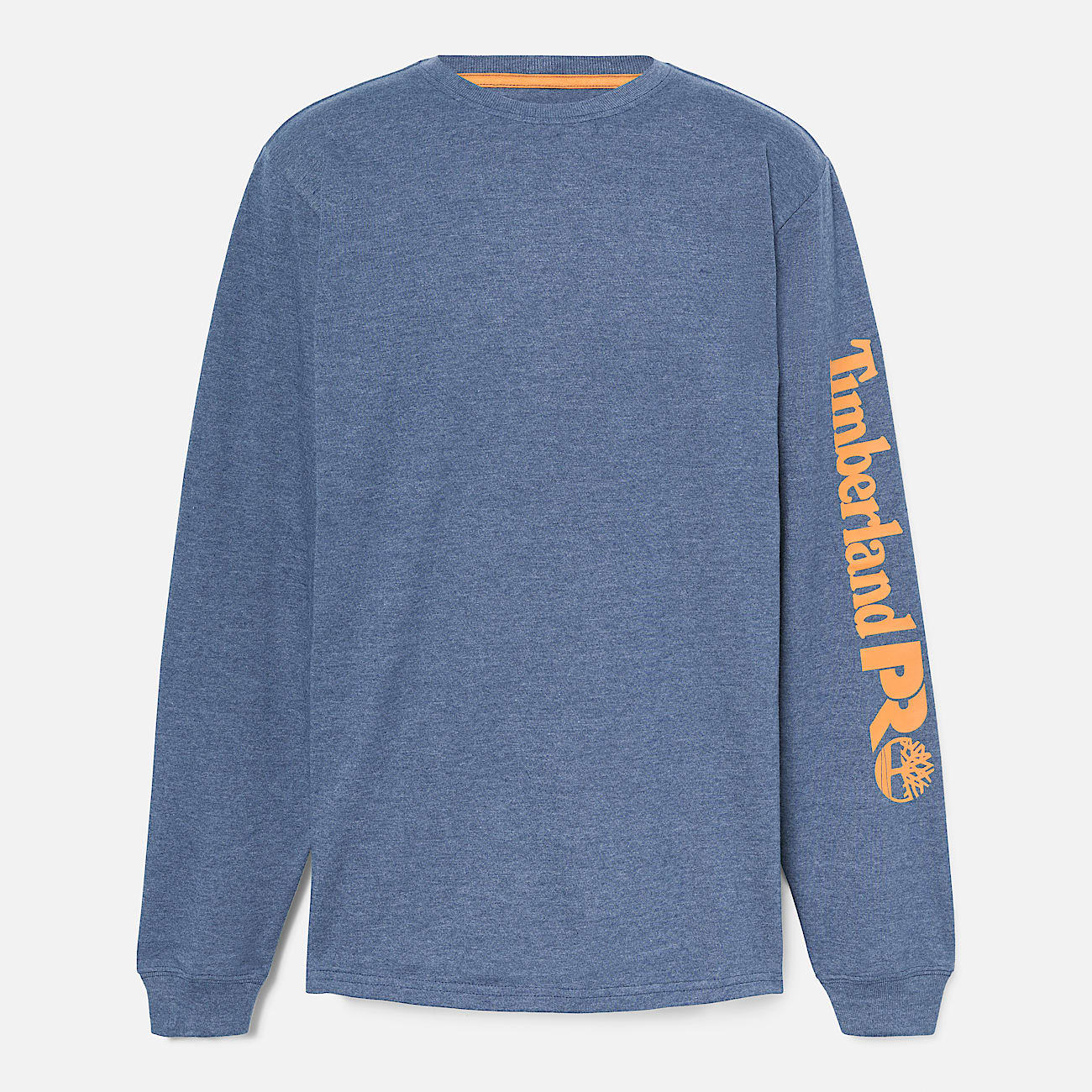 Mens Timberland PRO Core Logo LongSleeve TShirt TBL Black Iris Heather ALT10