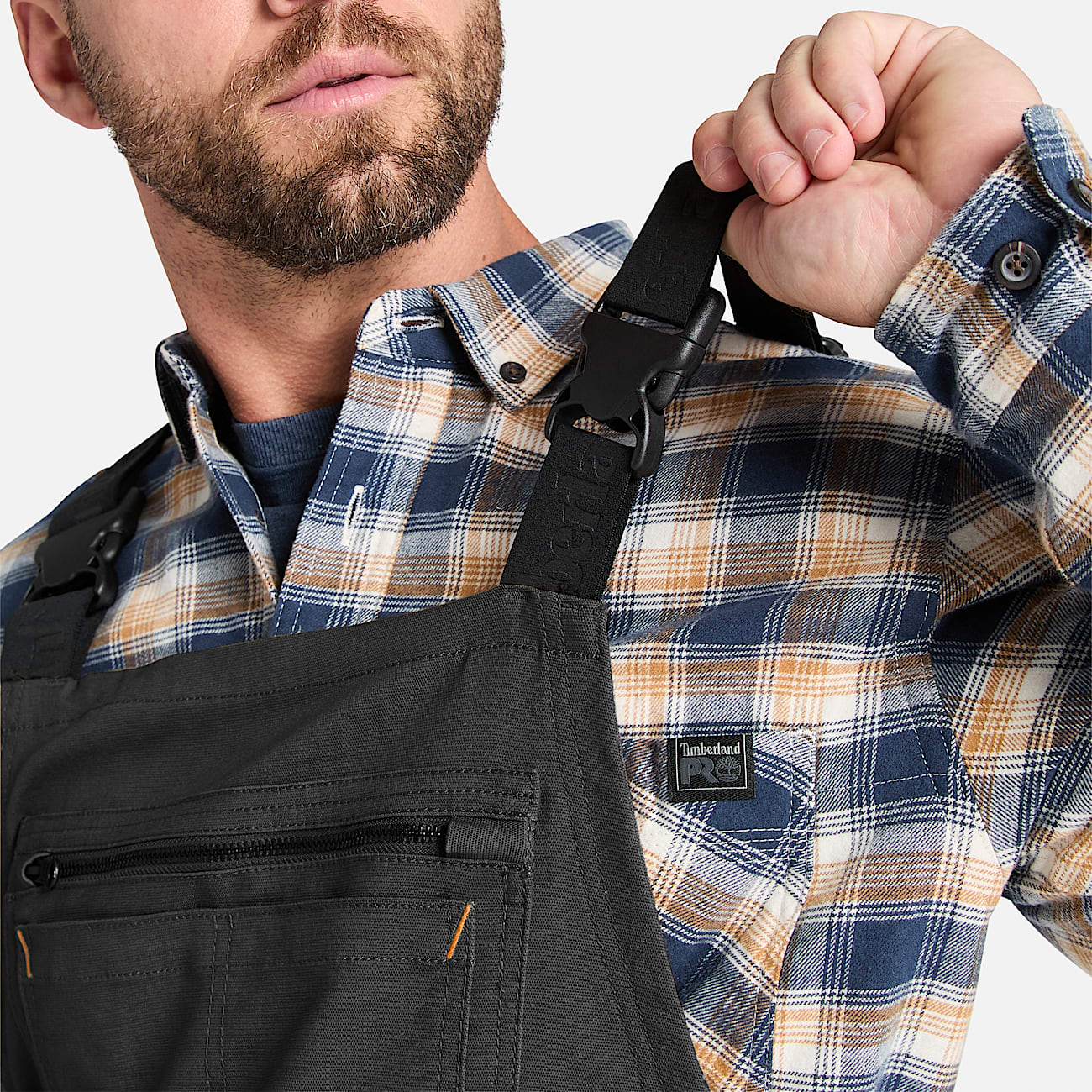 Mens Timberland PRO Ironhide Flex Bib Overall TBL Jet Black ALT2