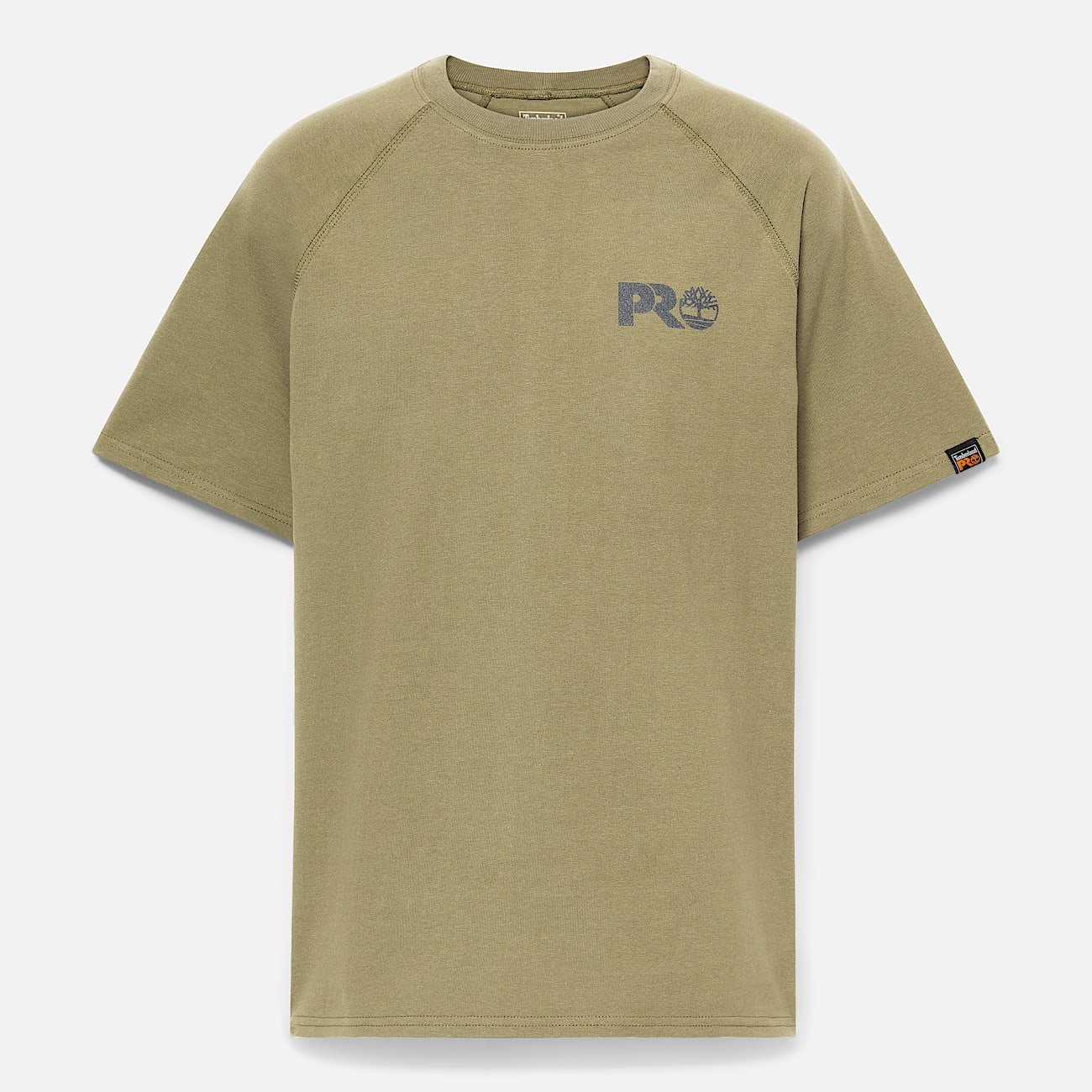 Mens Timberland PRO Core Reflective Logo TShirt TBL Burnt Olive ALT10