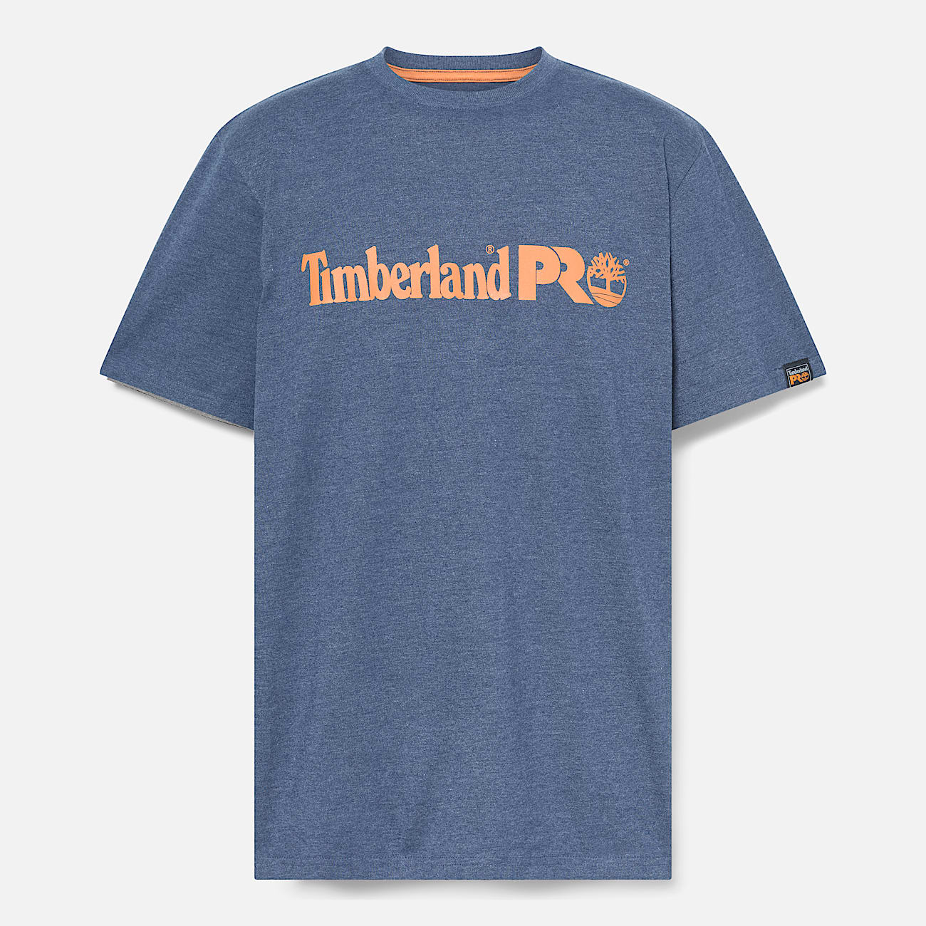 Mens Timberland PRO Core Linear Logo TShirt TBL Black Iris Heather ALT10