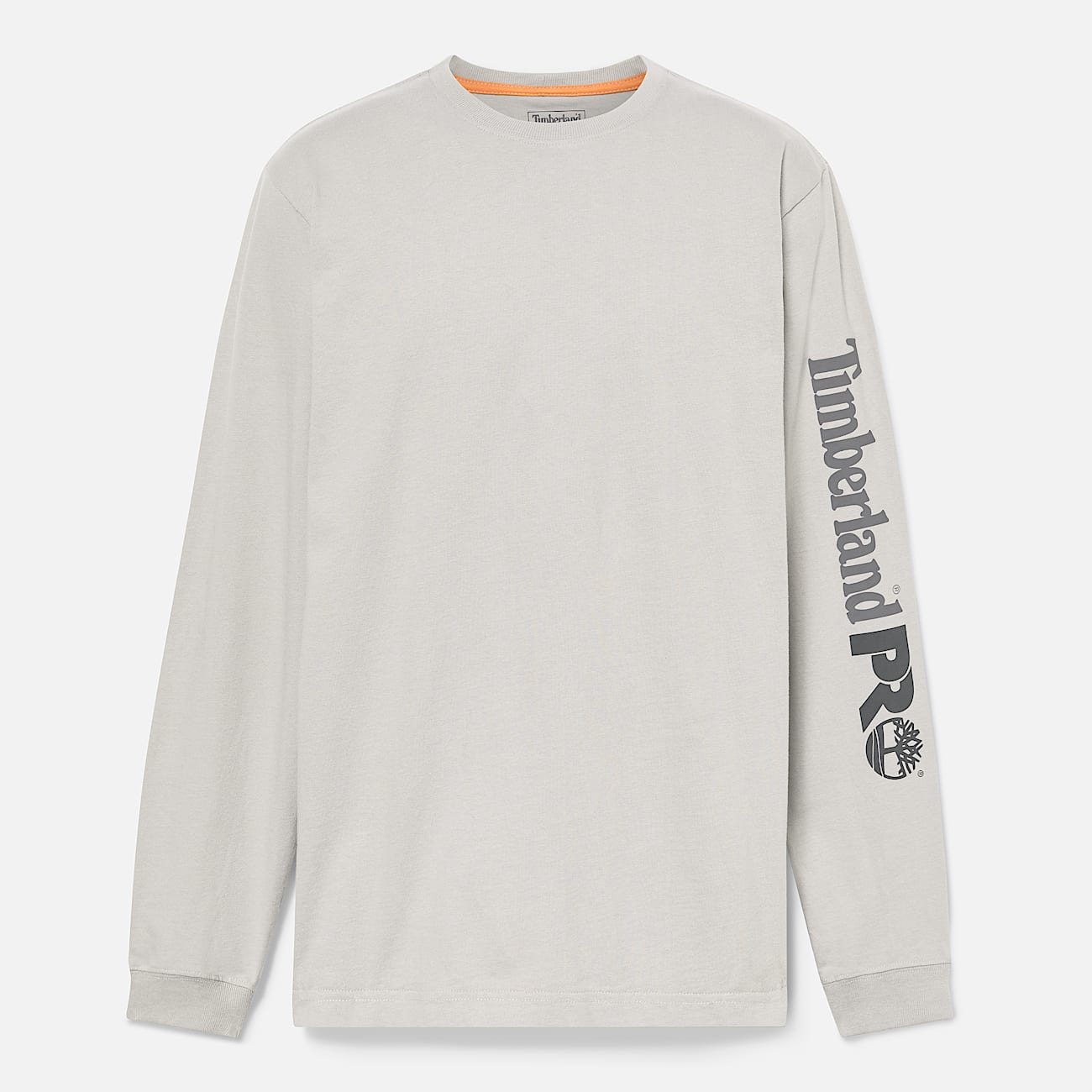 Mens Timberland PRO Core Logo LongSleeve TShirt TBL Greige ALT10