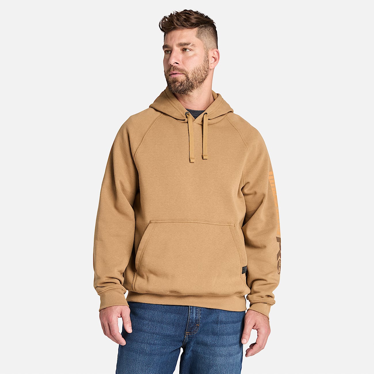 Mens Timberland PRO Hood Honcho Sport Hoodie TBL Dark Wheat HERO