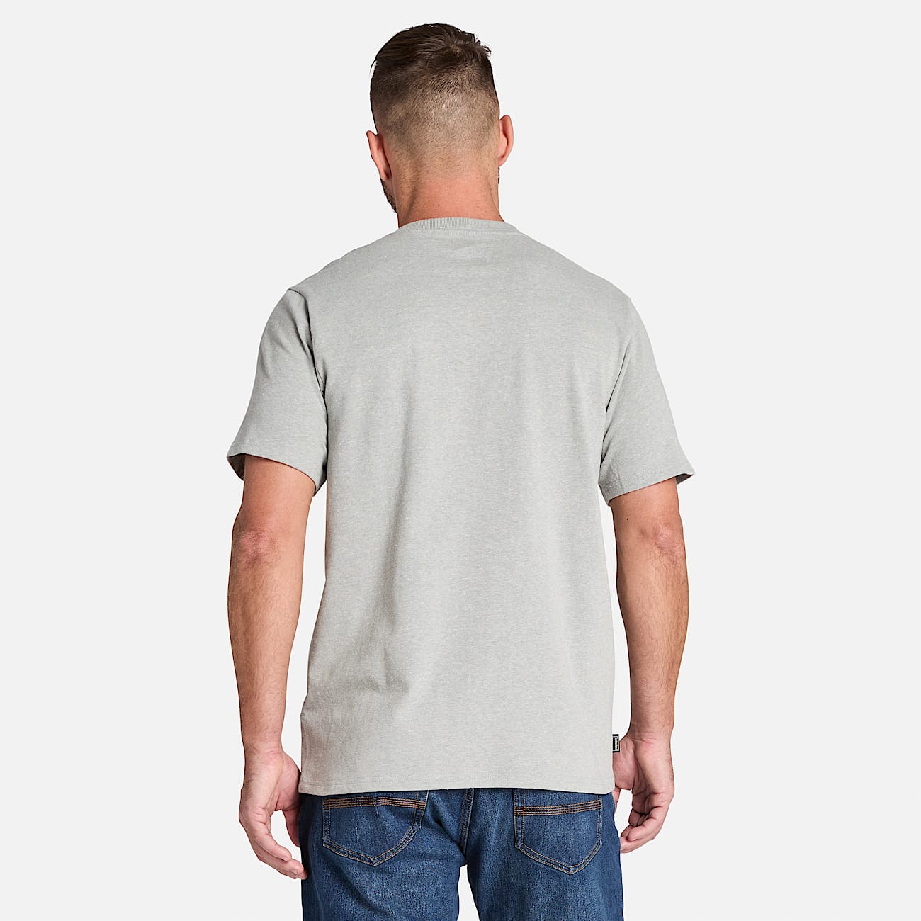 Mens Timberland PRO Core Pocket TShirt TBL Medium Grey Heather ALT9