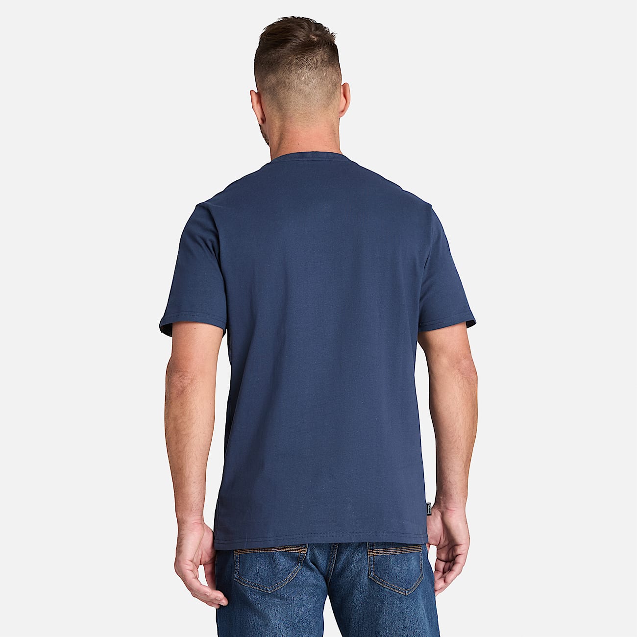 Mens Timberland PRO Core Logo TShirt TBL Black Iris ALT9