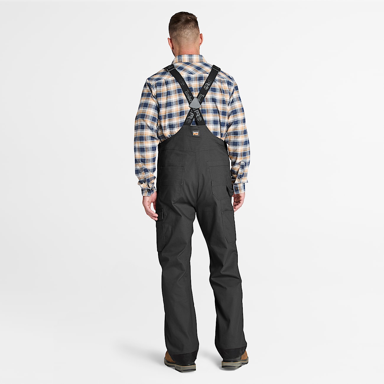 Mens Timberland PRO Ironhide Flex Bib Overall TBL Jet Black ALT9
