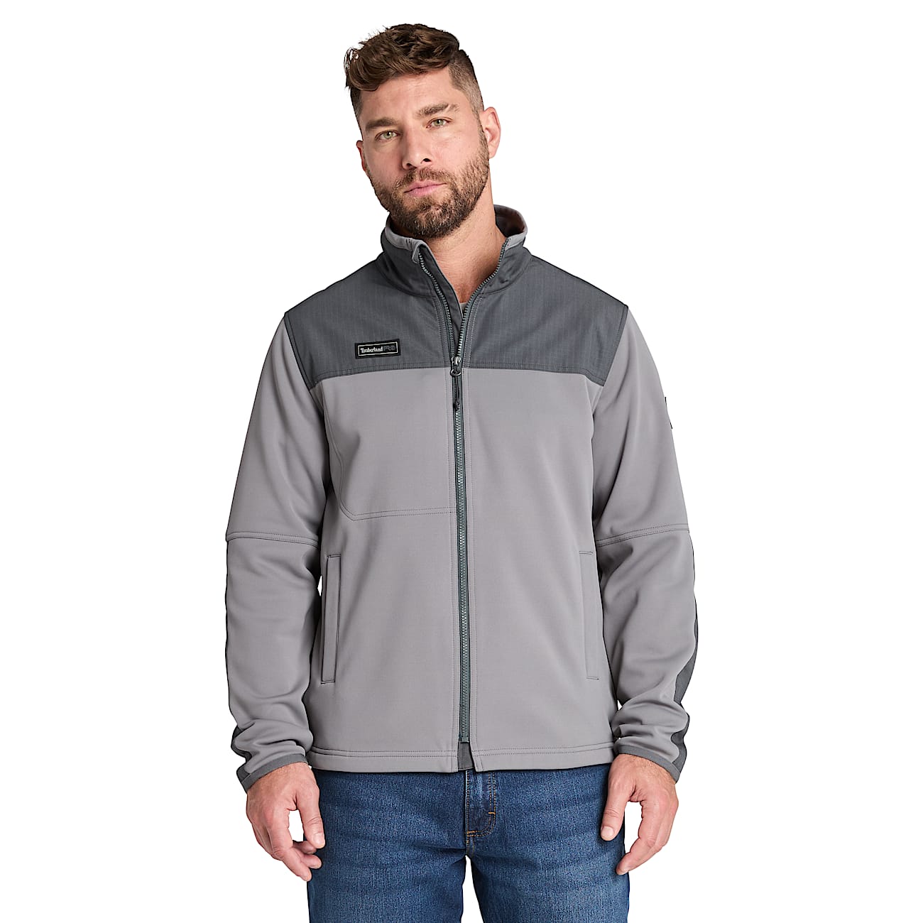 Mens Timberland PRO Trailwind FullZip Fleece Jacket TBL Asphalt HERO
