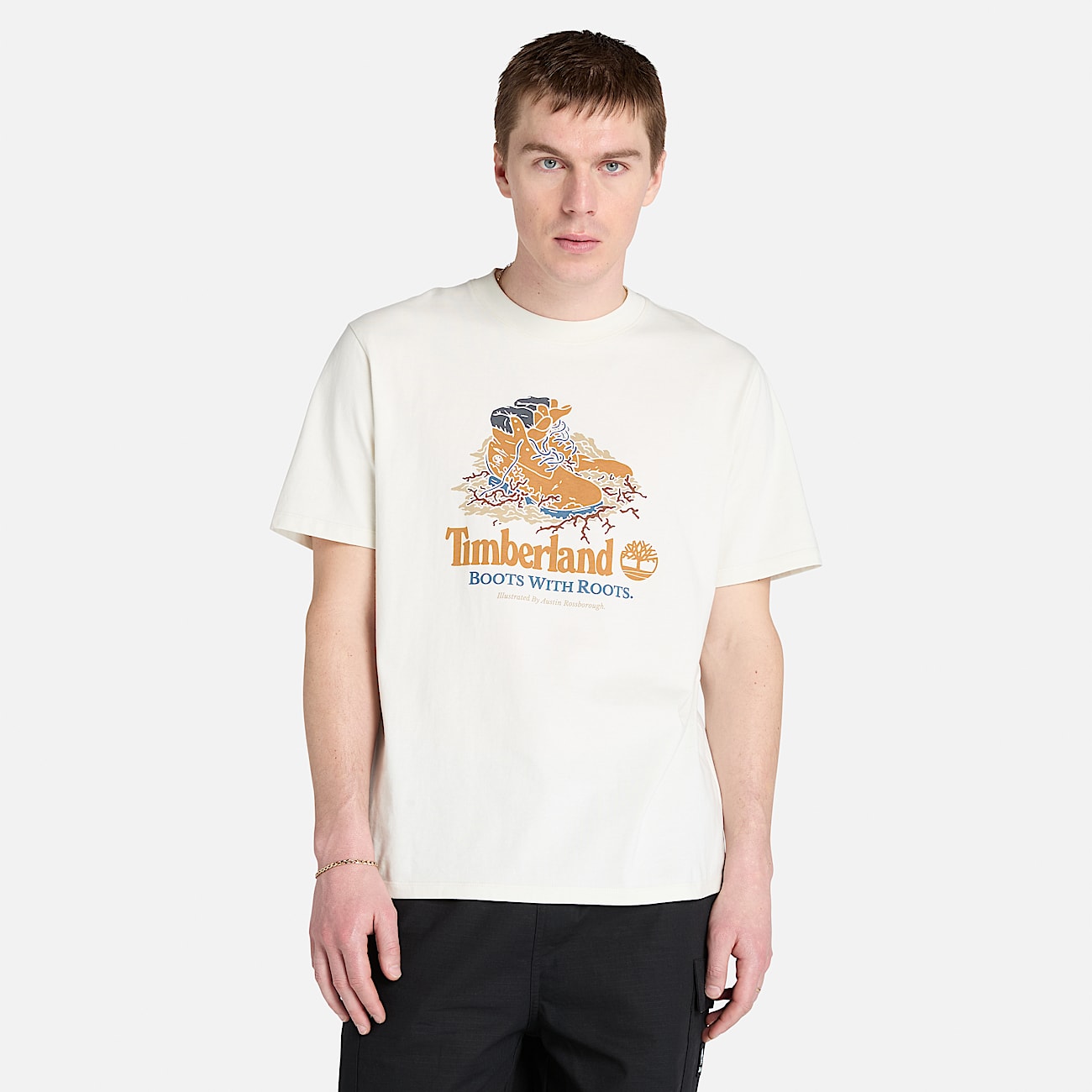 Front Boot Graphic Tee TBL Vintage White ALT2