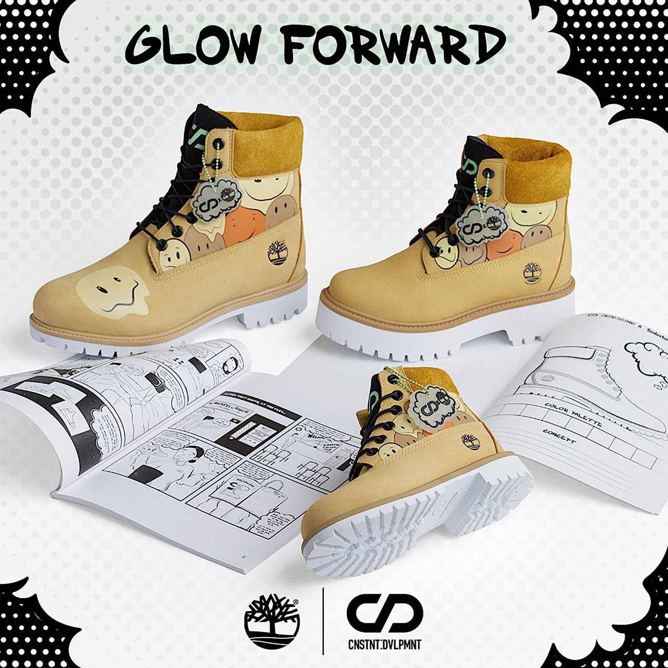 Junior Timberland® "Shades of Happiness" Premium 6-Inch Waterproof Boot - 2