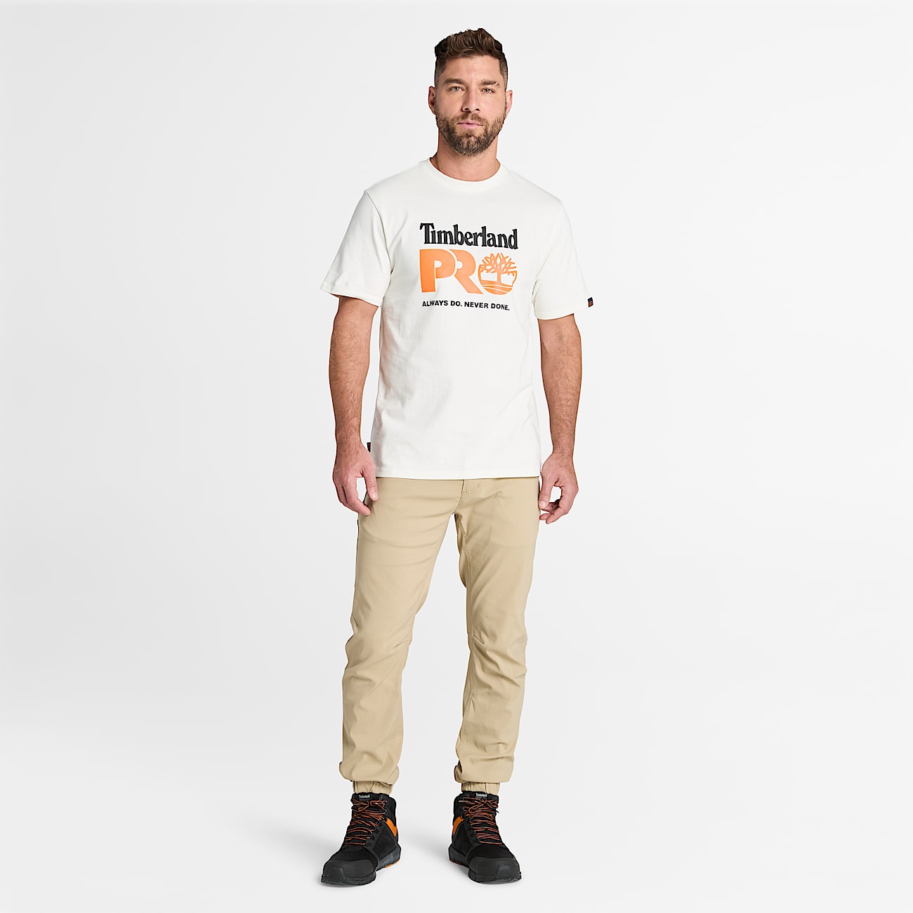 Mens Timberland PRO Tempe Jogger Pants TBL Desert Sand ALT1