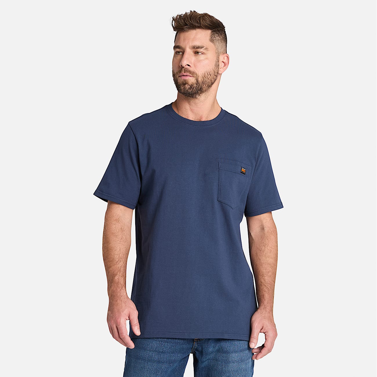 Mens Timberland PRO Core Pocket TShirt TBL Black Iris HERO
