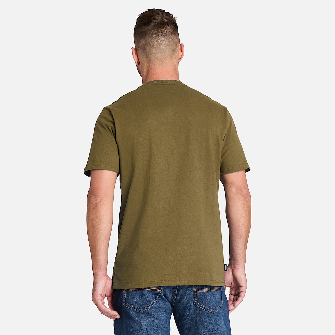 Mens Timberland PRO Core Logo TShirt TBL Burnt Olive ALT9