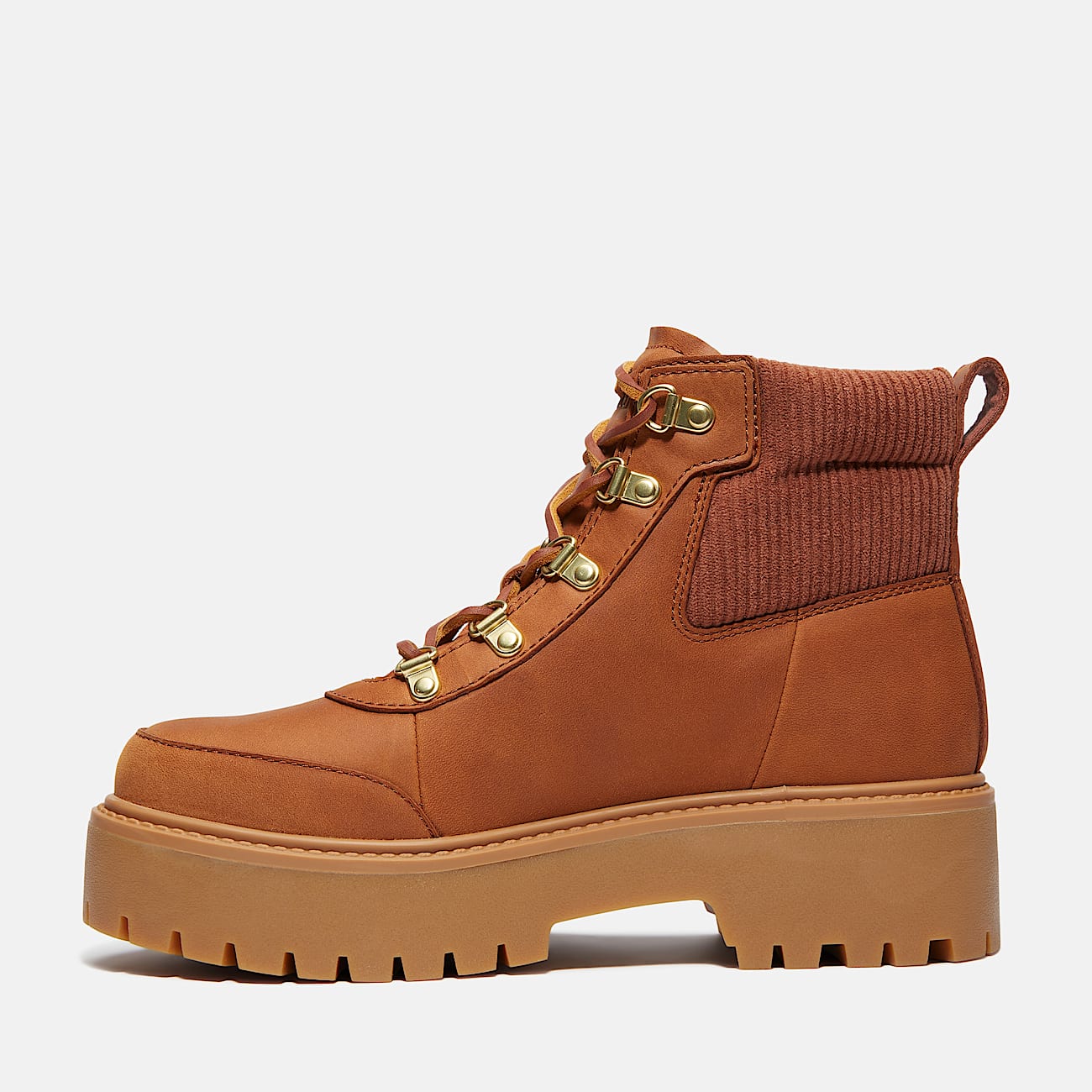 Womens Stone Street Platform Hiker Boot TBL Rust Nubuck ALT6