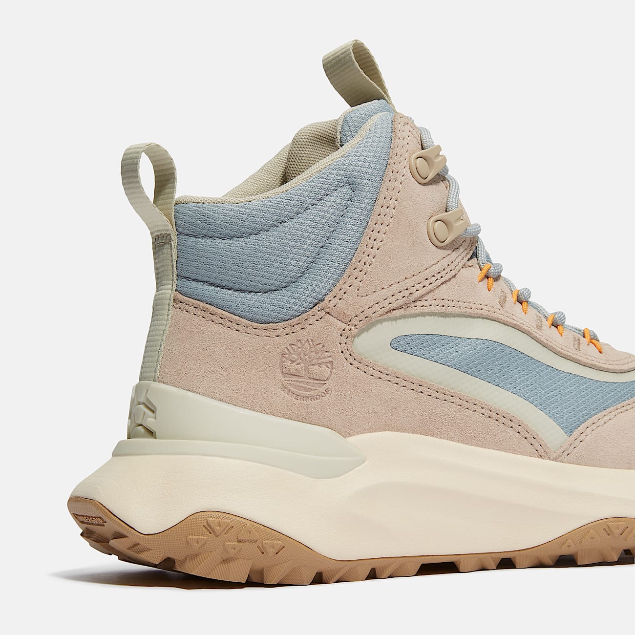 Womens Motion Access Mid Waterproof Sneaker TBL Light Beige Suede ALT7