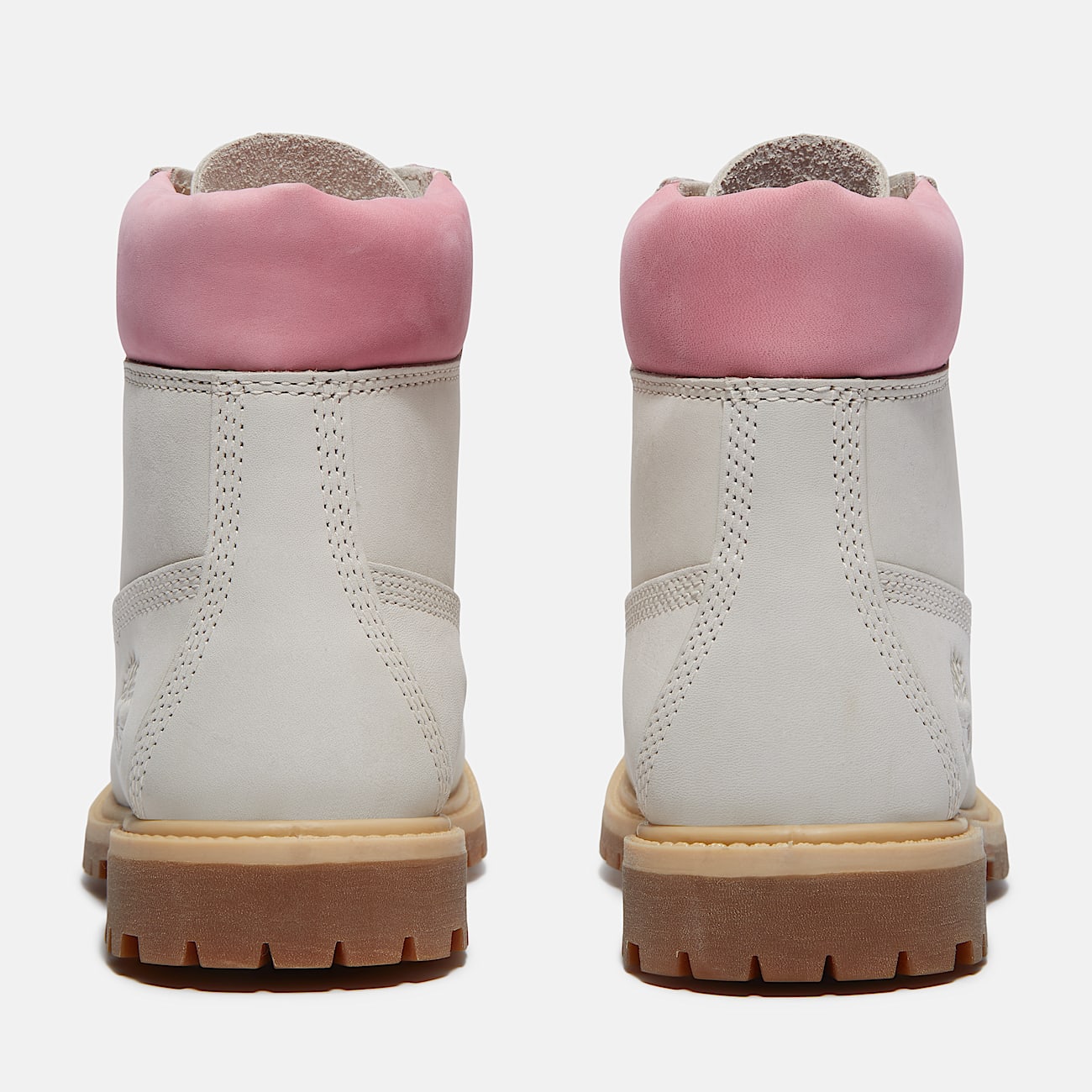 Womens Timberland Premium 6Inch Waterproof Boot TBL Natural NubuckPink ALT5