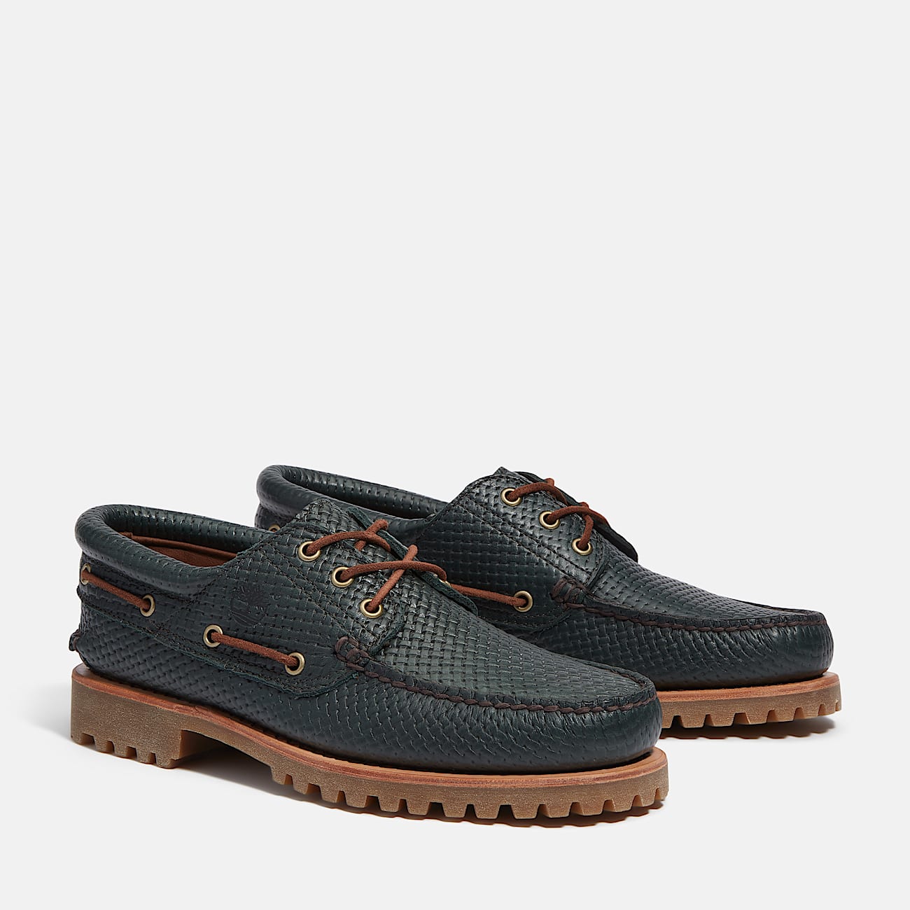 Men's Timberland® Authentic 3-Eye Lug Handsewn Boat Shoe