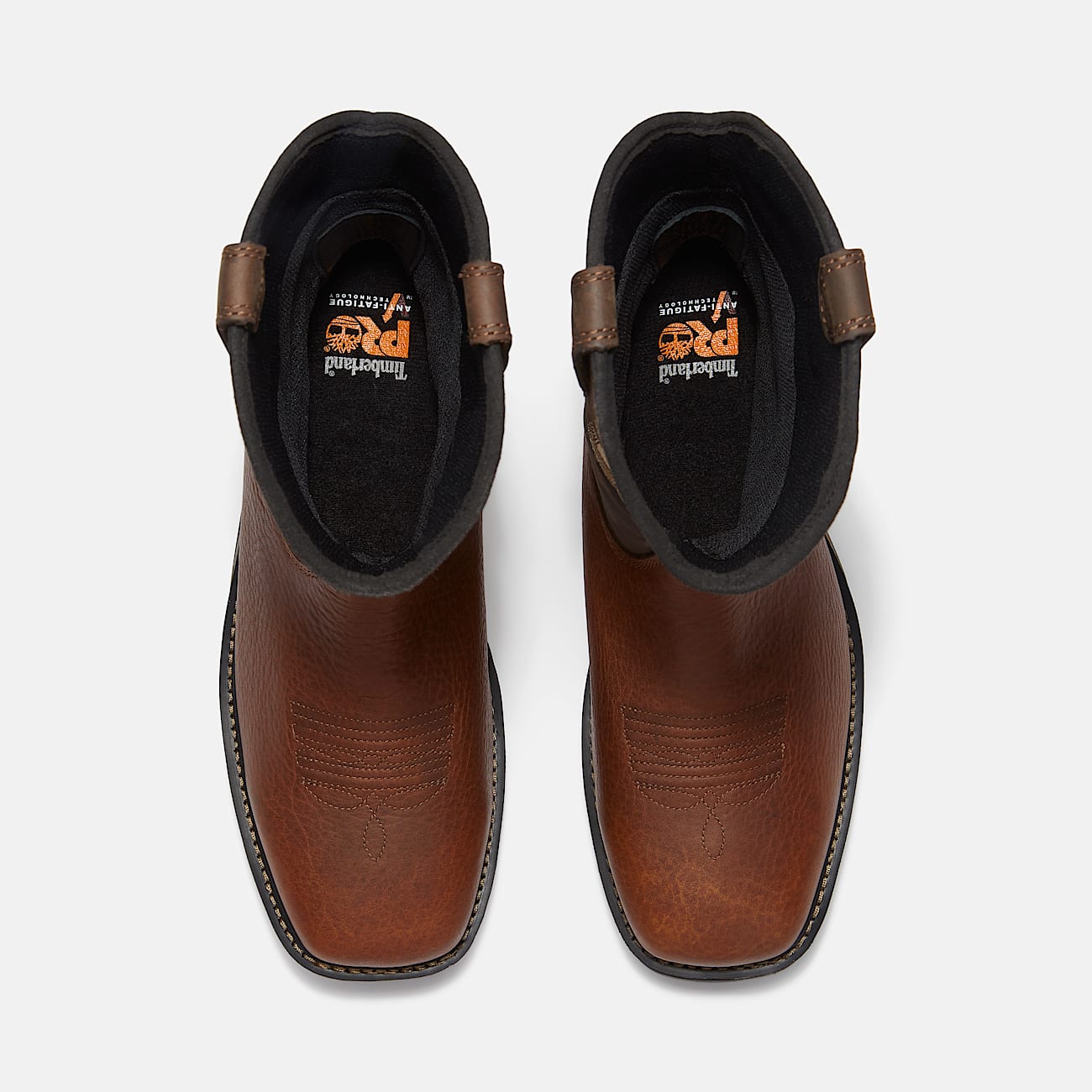 Botas de trabajo True Grit Live Free or Die PullOn Waterproof para hombre con puntera blanda TBL Marrn medio grano completo ALT2