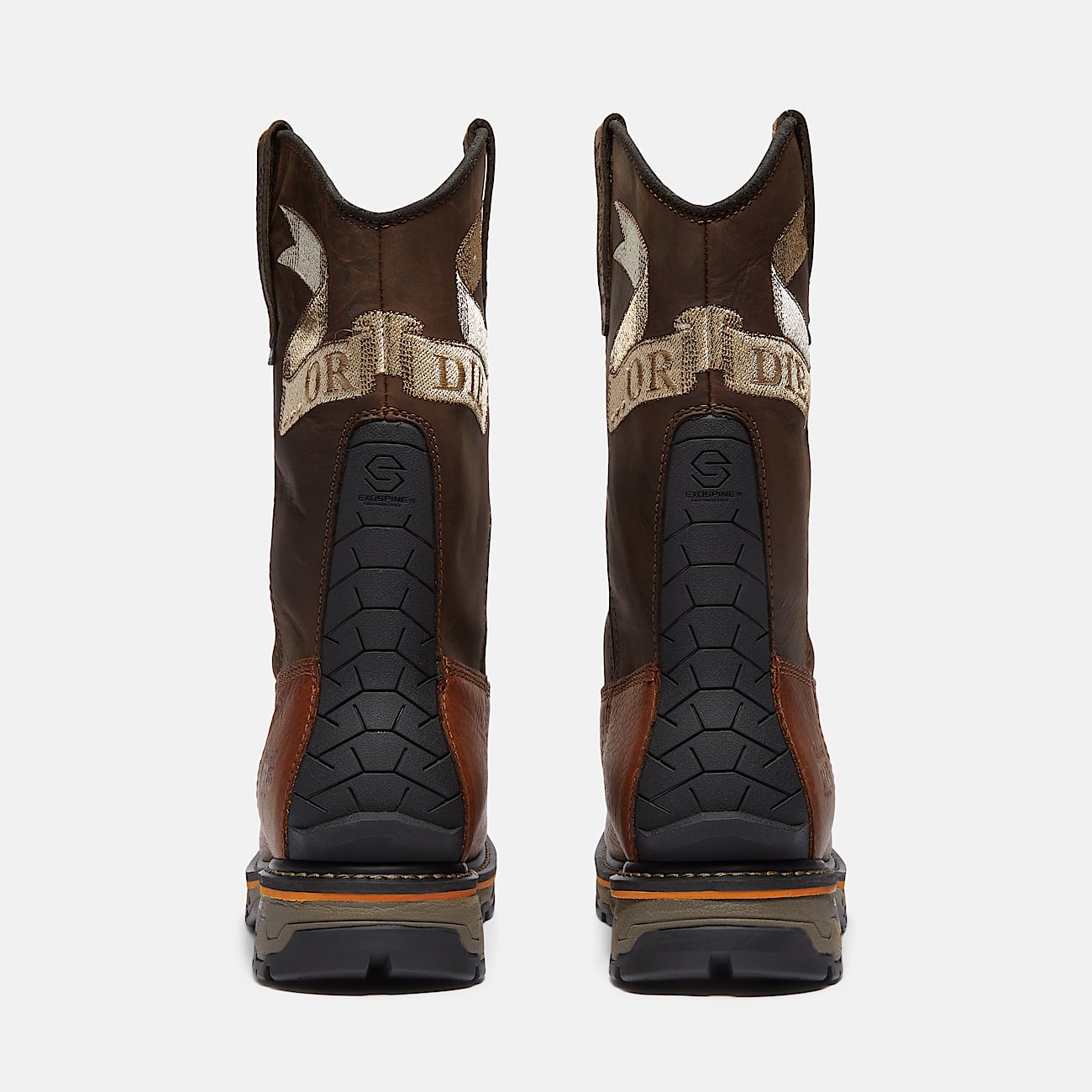 Botas de trabajo True Grit Live Free or Die PullOn Waterproof para hombre con puntera blanda TBL Marrn medio grano completo ALT5