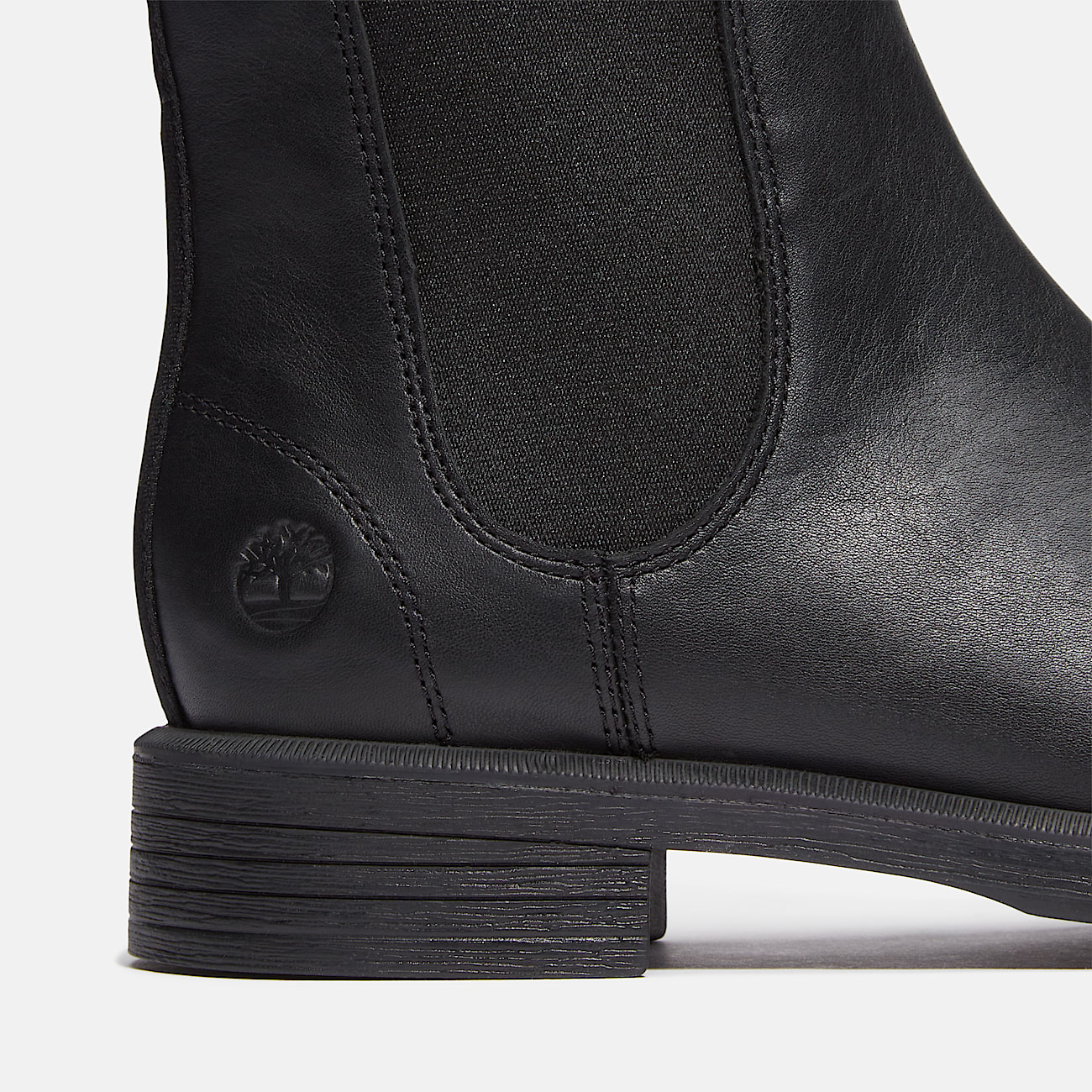 Womens Verona Square Chelsea Boot TBL Black FullGrain ALT7