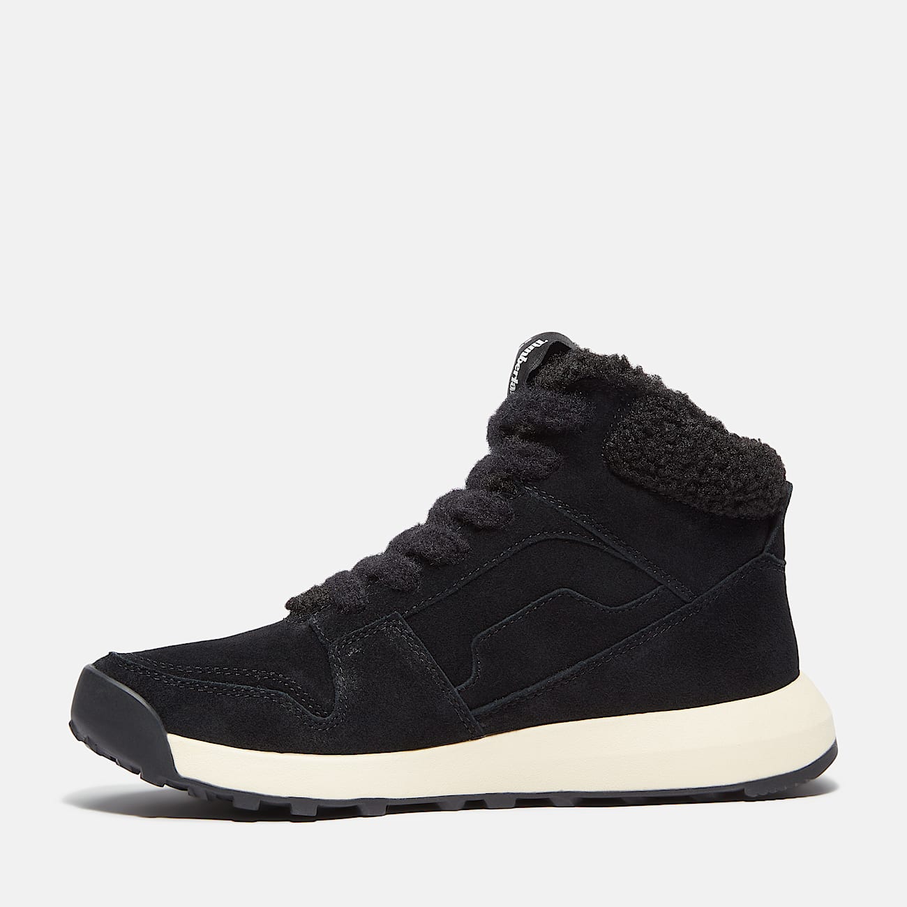 Womens Retro Swift HighTop Sneaker TBL Black Suede ALT6