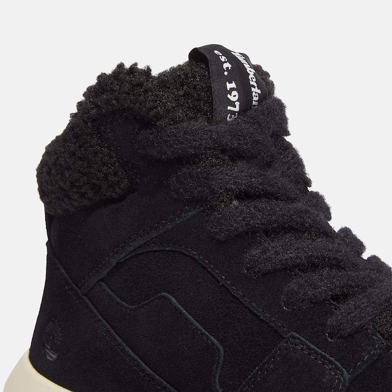 Womens Retro Swift HighTop Sneaker TBL Black Suede ALT7