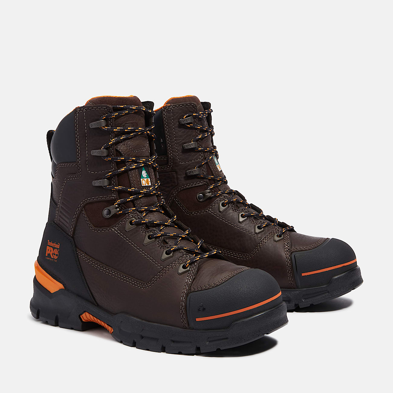 Botas de trabajo Endurance EV CSA de 8 con puntera compuesta para hombre TBL Marrn oscuro de grano completo ALT4