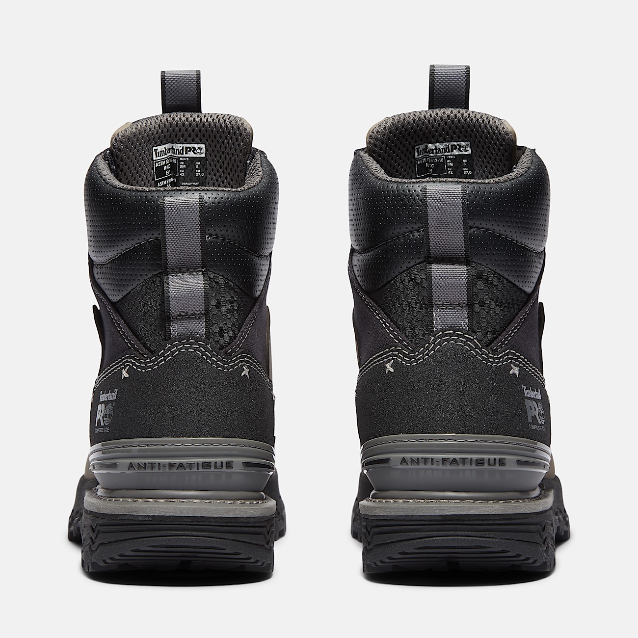 Mens Boondock Ultralight 6 Composite Toe Waterproof Work Boot TBL Grey FullGrainBlack ALT5