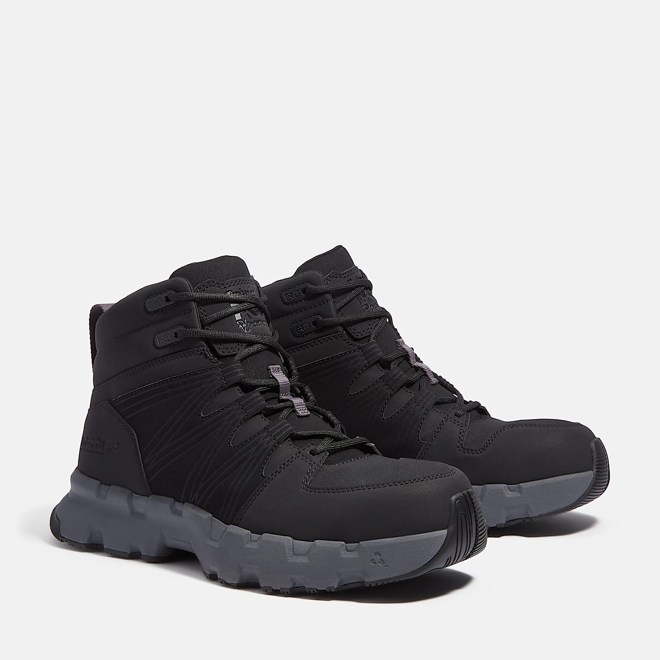Mens Powertrain EV Mid Composite Toe SD10 Work Sneaker TBL Blackout LeatherSynthetic ALT4