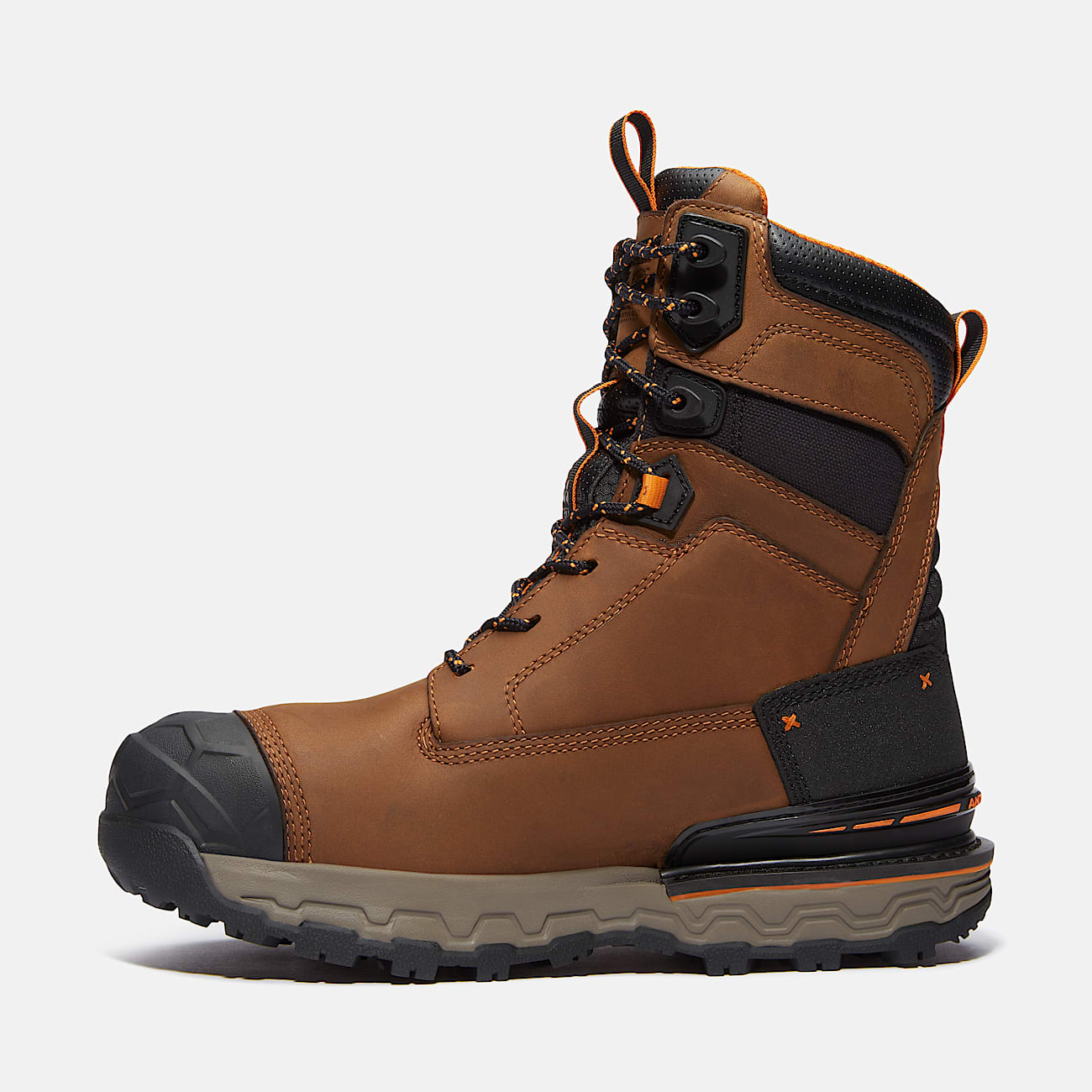 Mens Boondock Ultralight 8 Composite Toe Waterproof Work Boot TBL Light Brown FullGrain ALT6