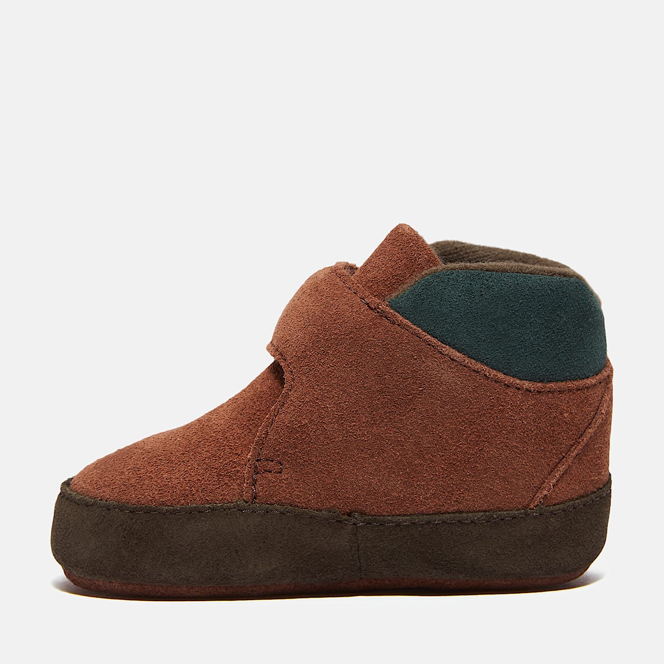 Infant Suede Crib Bootie TBL Brown Suede ALT6