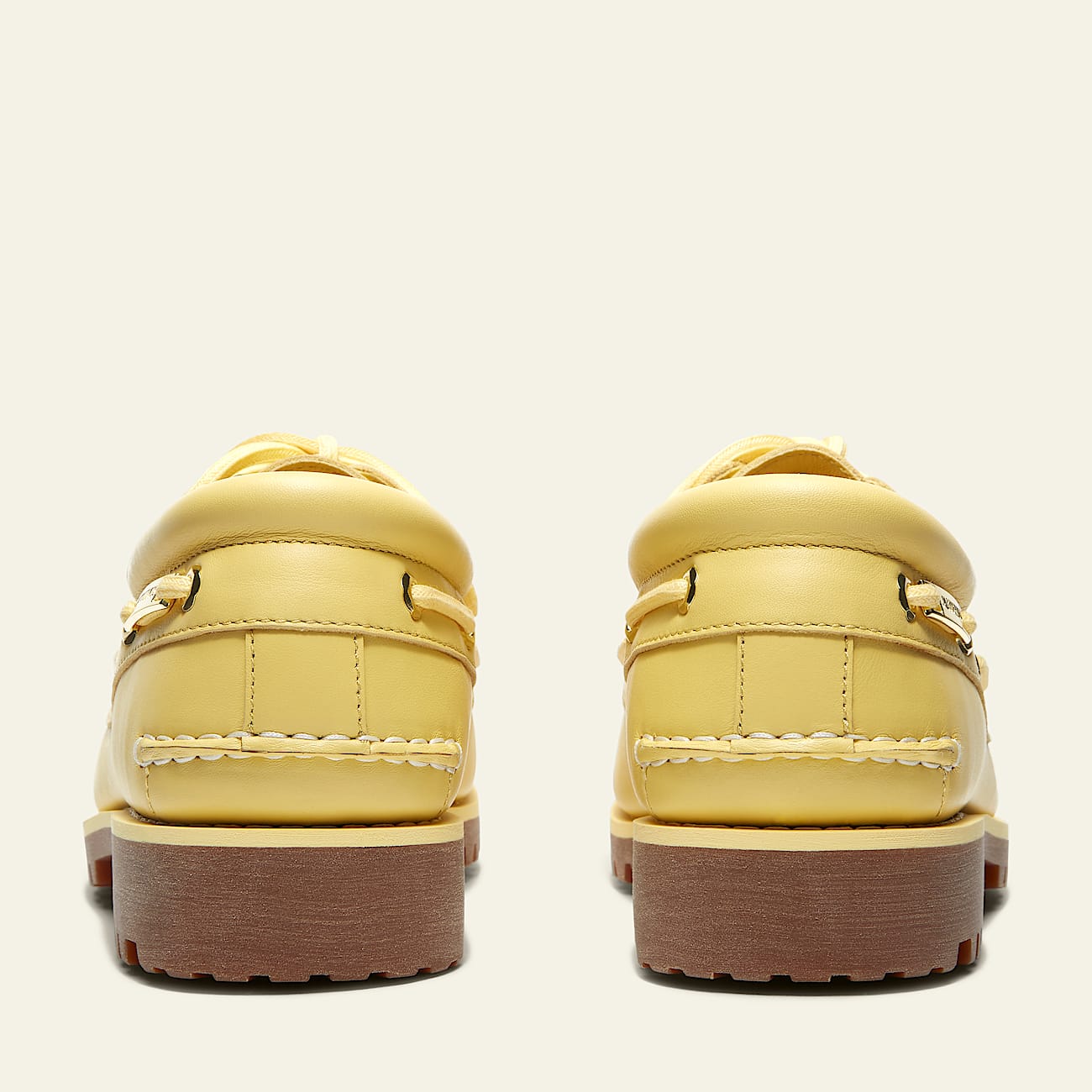 Timberland and Jacquemus 3Eye Lug Boat Shoe TBL Yellow FullGrain ALT5