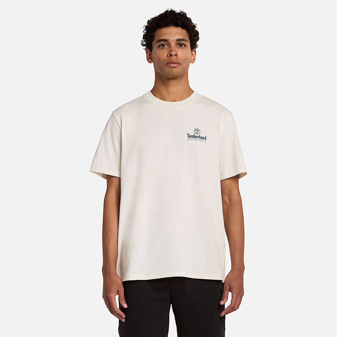 Illustrated Tree Logo Back Graphic TShirt TBL Vintage White ALT2