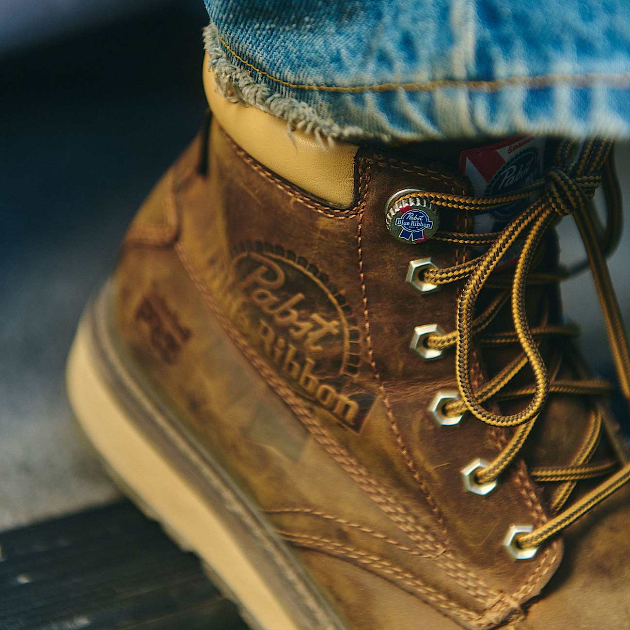 Men's Timberland PRO® and Pabst Blue Ribbon Gridworks 6" Soft Toe Waterproof Work Boot - 2