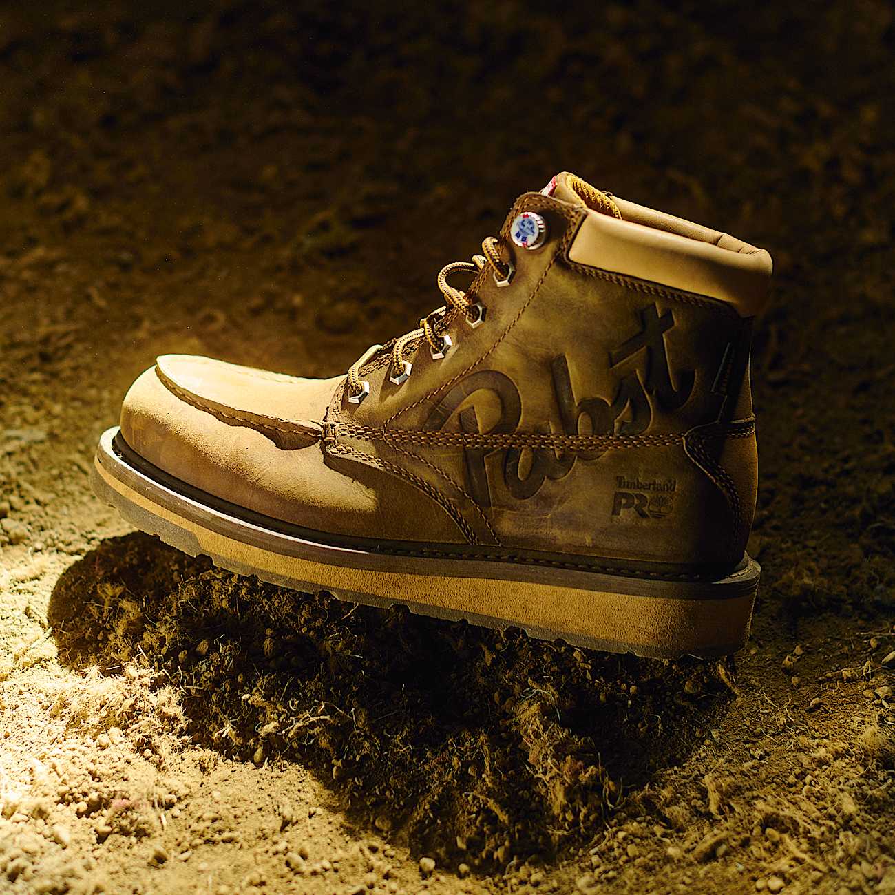 Men's Timberland PRO® and Pabst Blue Ribbon Gridworks 6" Soft Toe Waterproof Work Boot - 10