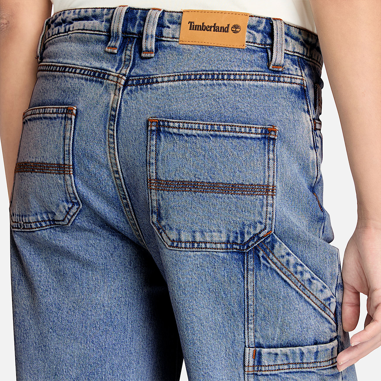 Womens Denim Carpenter Pant TBL Light Shade ALT2