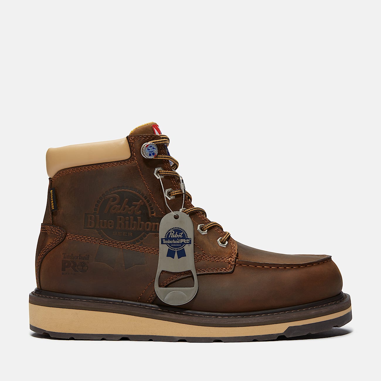 Men's Timberland PRO® and Pabst Blue Ribbon Gridworks 6" Soft Toe Waterproof Work Boot - 1