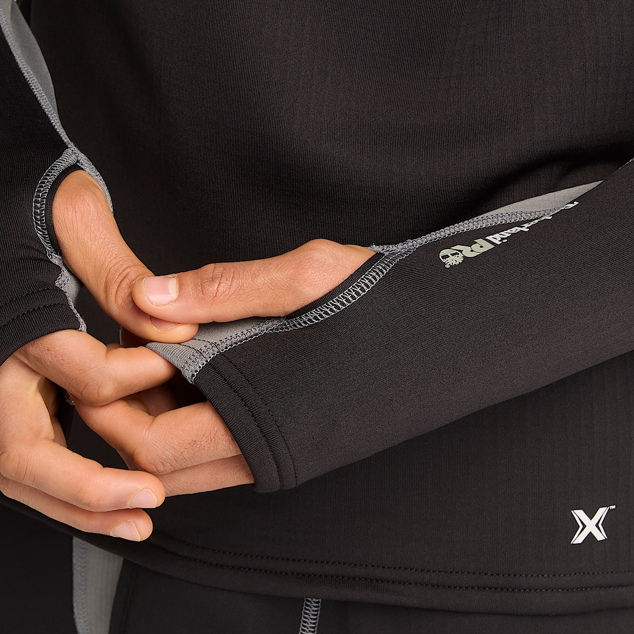 Mens Timberland PRO Skim Coat HeavyWarmth Thermal Top TBL Jet Black ALT2