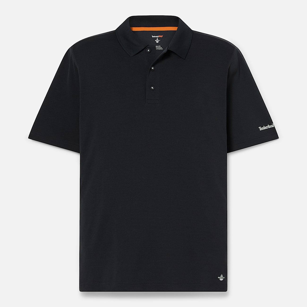 Mens Timberland PRO Wicking Good Polo Shirt TBL Jet Black ALT10