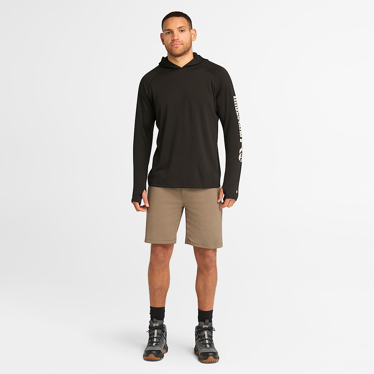 Mens Timberland PRO Wicking Good Hoodie TBL Jet Black ALT1