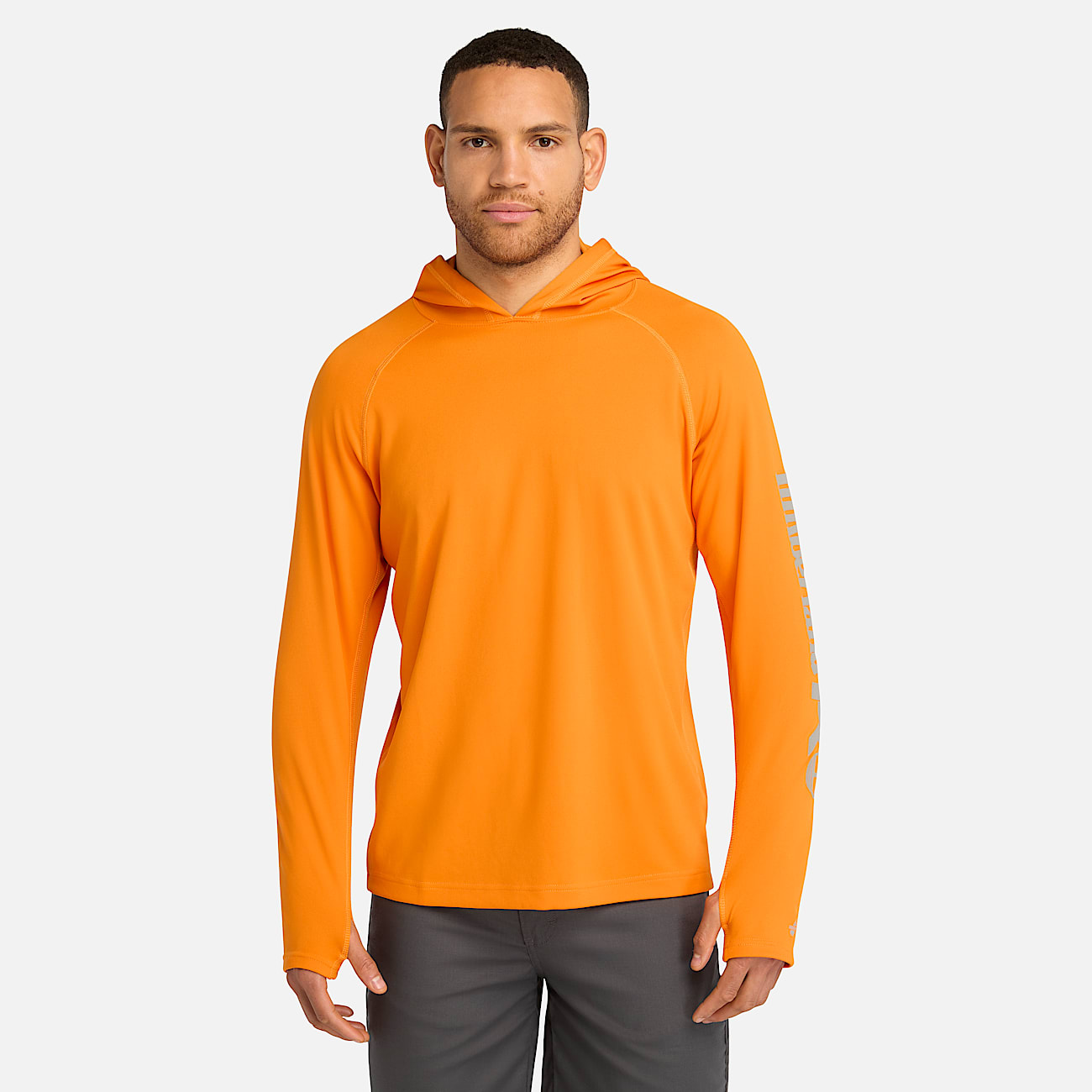 Mens Timberland PRO Wicking Good Hoodie TBL PRO Orange HERO