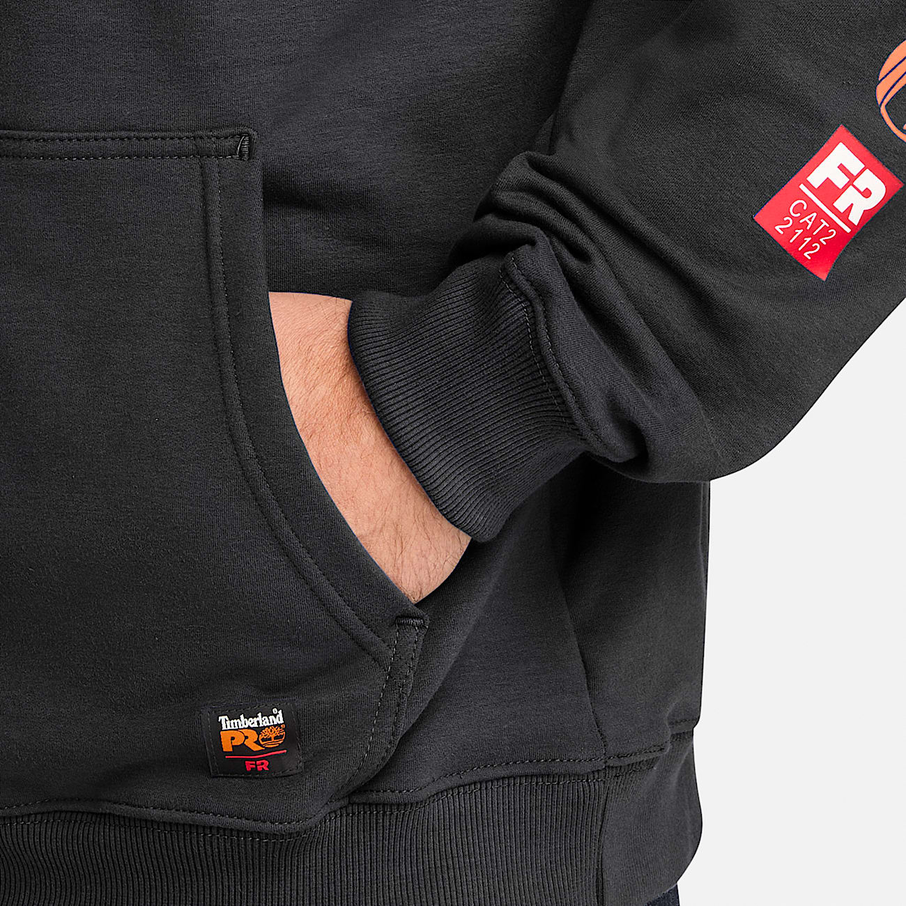 Pullover Hoodie para hombre Hood Honcho resistente al fuego TBL Negro ALT3