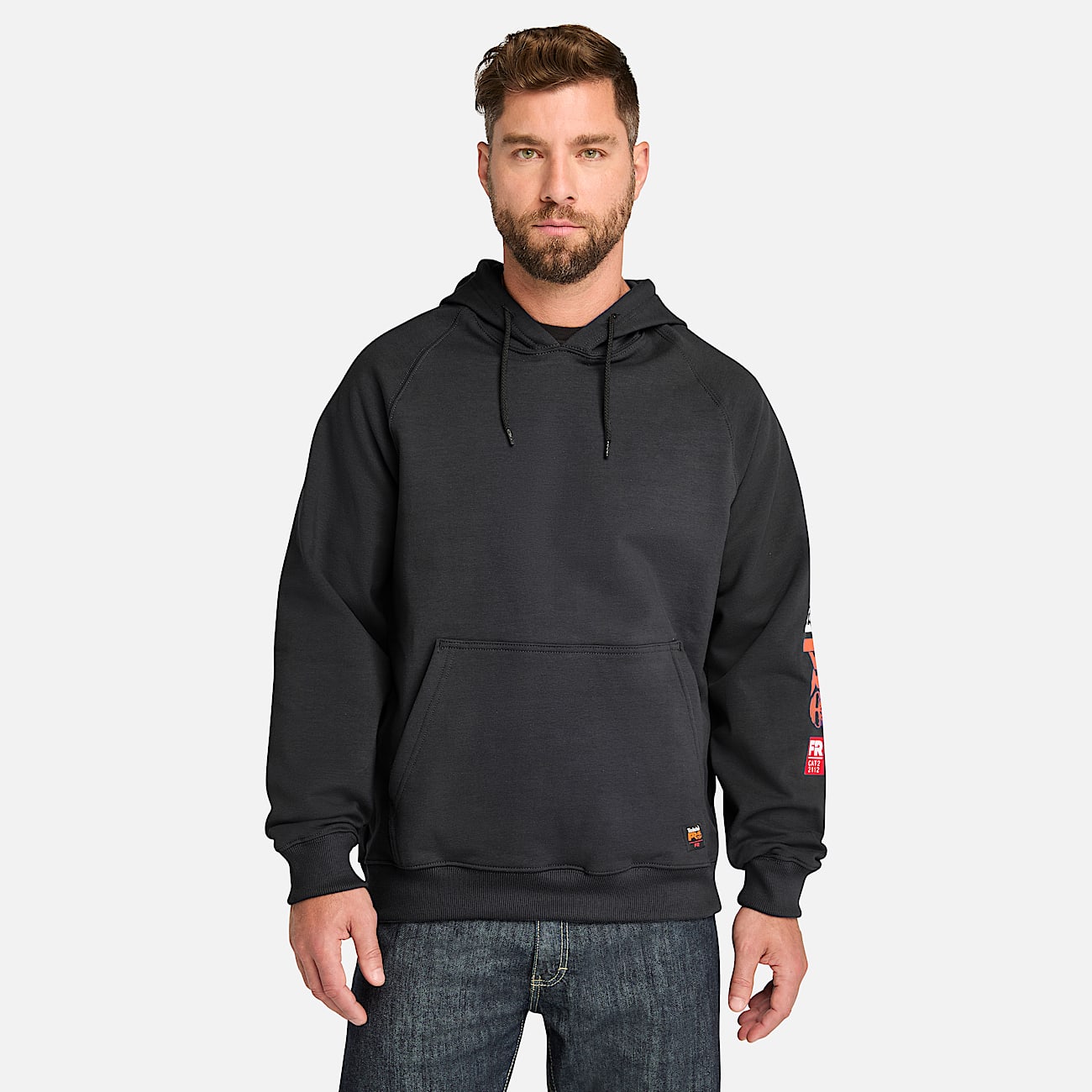 Pullover Hoodie para hombre Hood Honcho resistente al fuego TBL Negro HERO