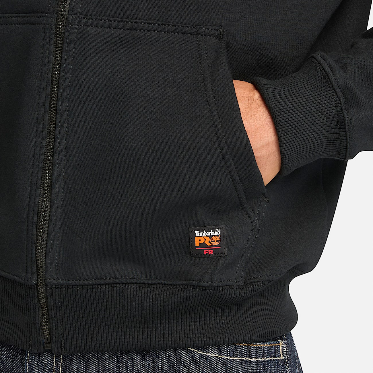 Sudadera con Cierre completa Timberland PRO Hood Honcho resistente a las llamas para hombre TBL Negro ALT2