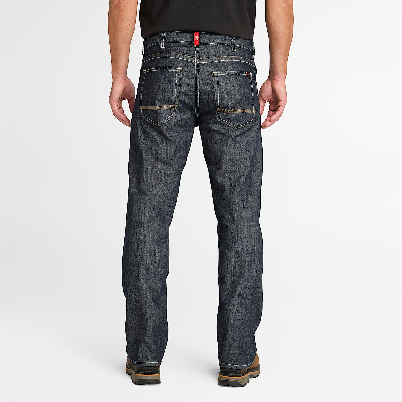 Mens Timberland PRO GritNGrind FlameResistant Flex Denim Work Jeans TBL FlameResistant Dark Wash ALT9