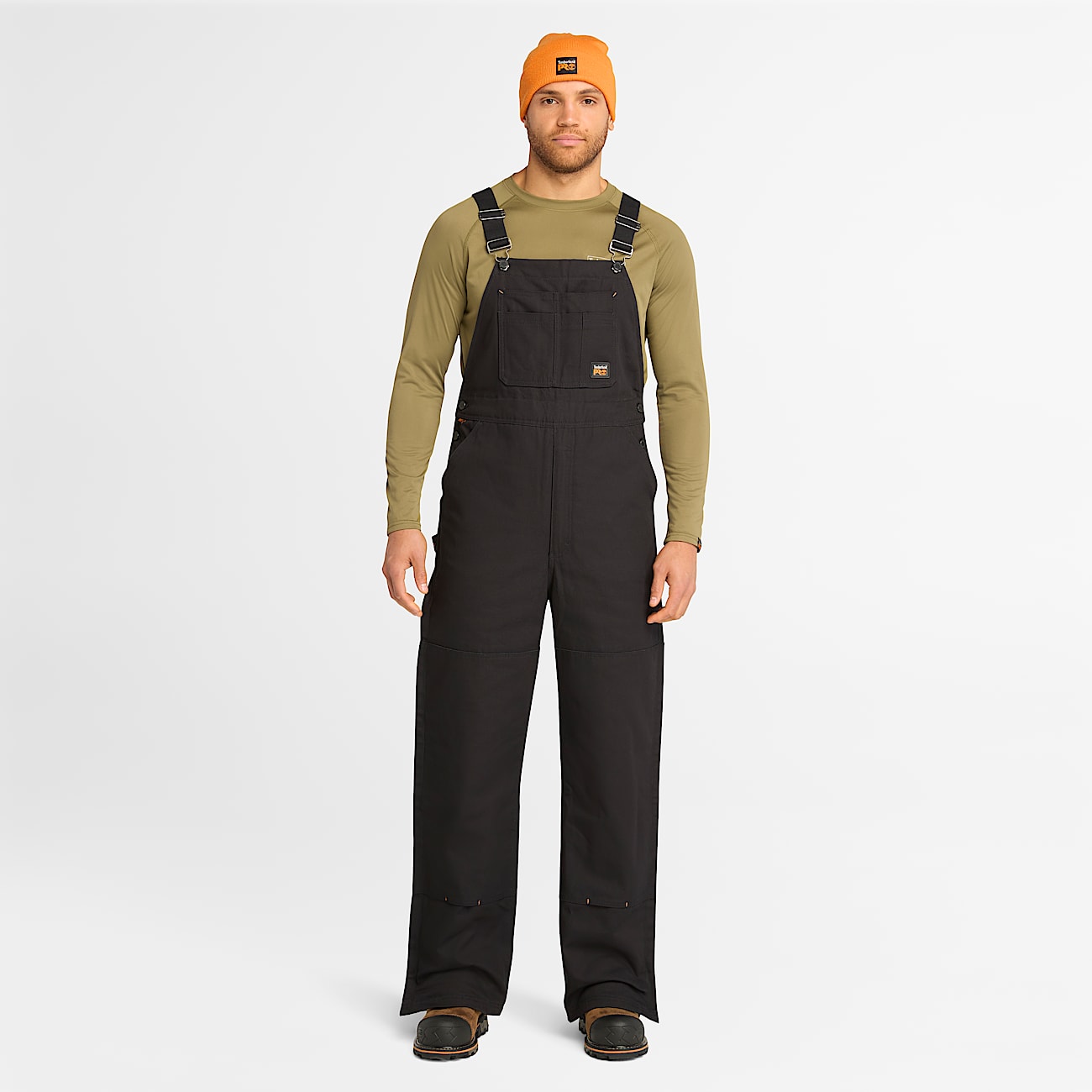 Mens Timberland PRO Gritman Insulated Bib Overall TBL Black HERO