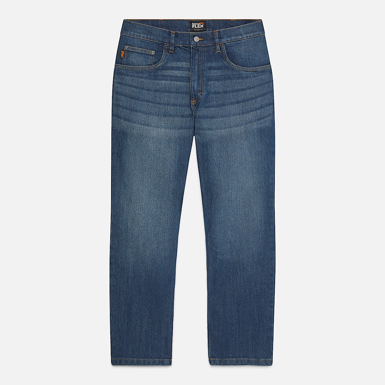 Mens Timberland PRO Ballast Flex Denim Work Jeans TBL Dark Wash with Sanding ALT10